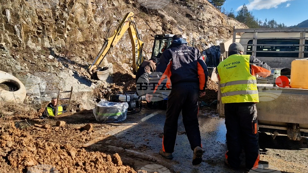 Рудозем - авария - водопровод