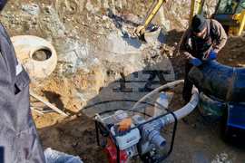 Рудозем - авария - водопровод