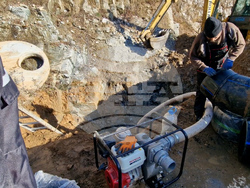 Рудозем - авария - водопровод