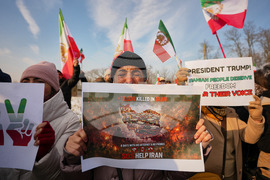 Romania Iran US Protests