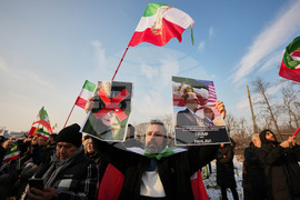 Romania Iran US Protests