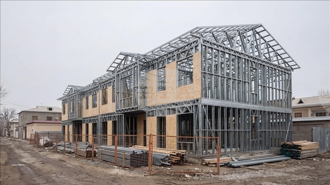 АА: Турската компания „Кармод“ построи жилищна сграда със стоманена конструкция в Узбекистан