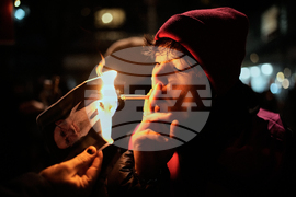 CORRECTION Germany Iran Protest