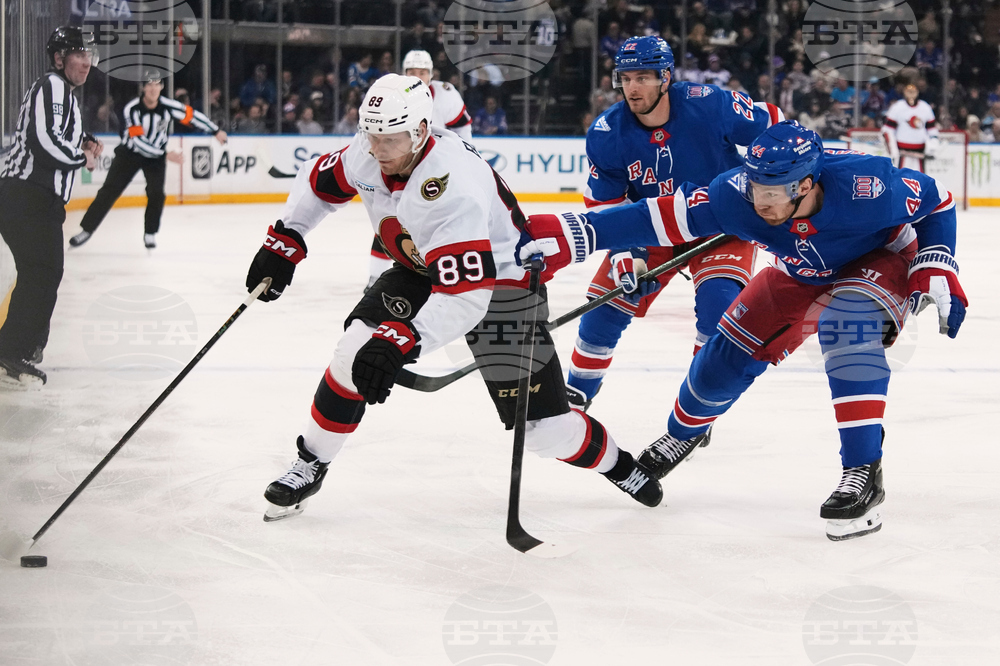 Senators Rangers Hockey