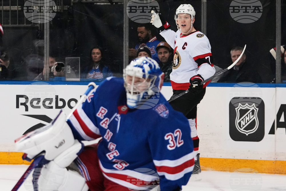 Senators Rangers Hockey