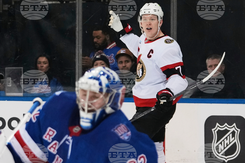 Senators Rangers Hockey