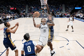 Nets Pelicans Basketball