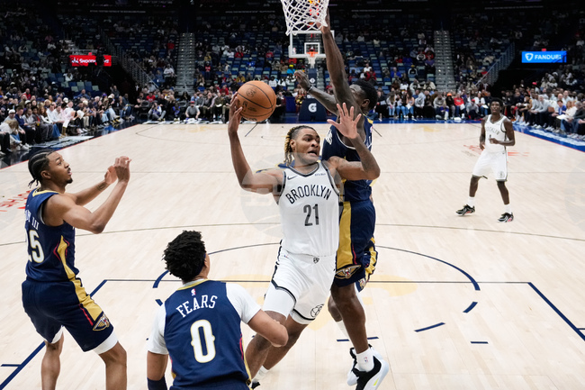 Nets Pelicans Basketball