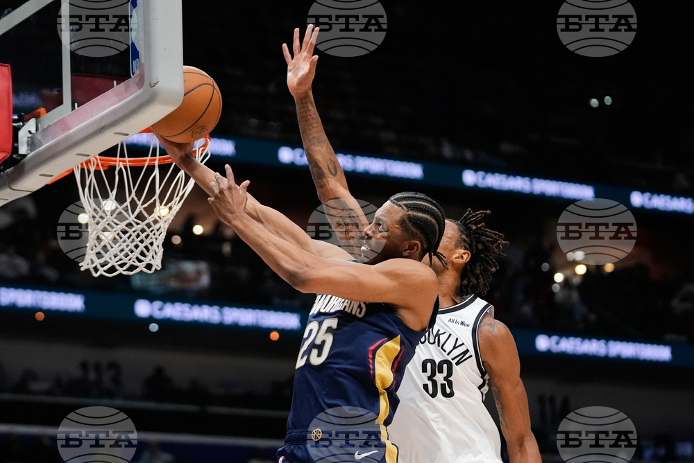 Nets Pelicans Basketball