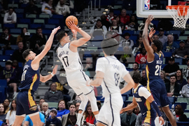 Nets Pelicans Basketball