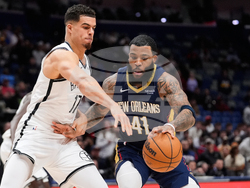 Nets Pelicans Basketball
