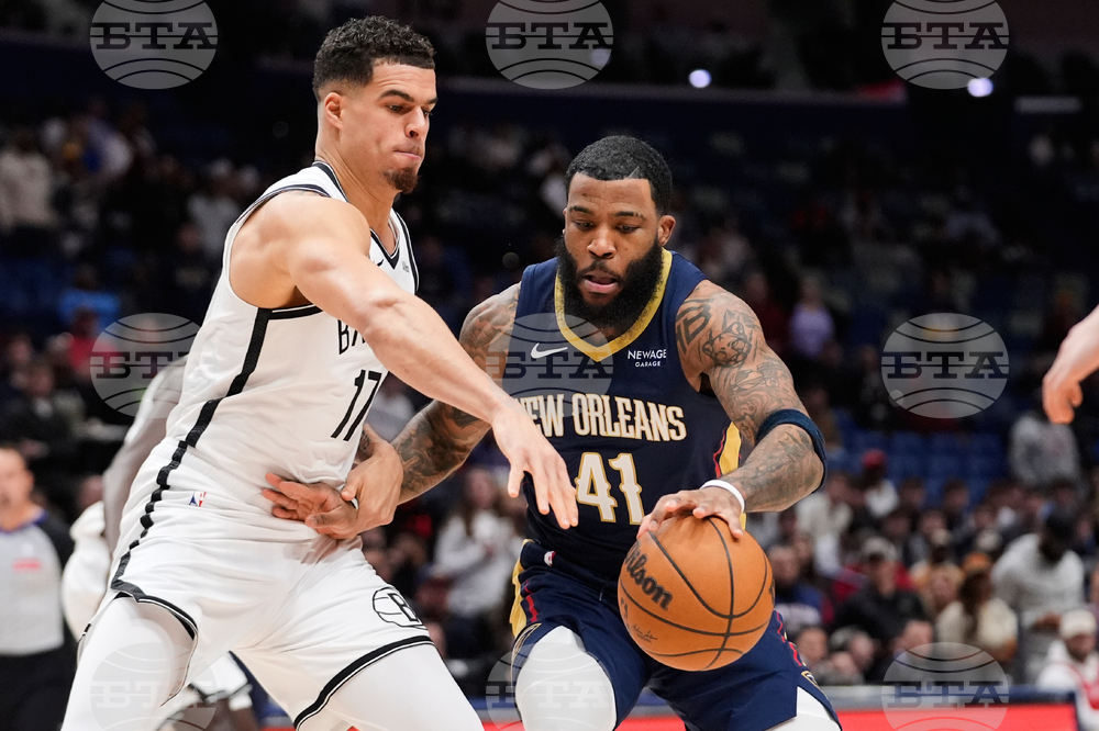 Nets Pelicans Basketball
