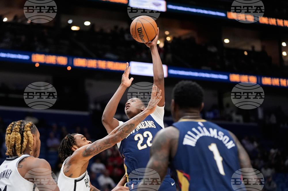 Nets Pelicans Basketball