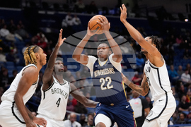 Nets Pelicans Basketball