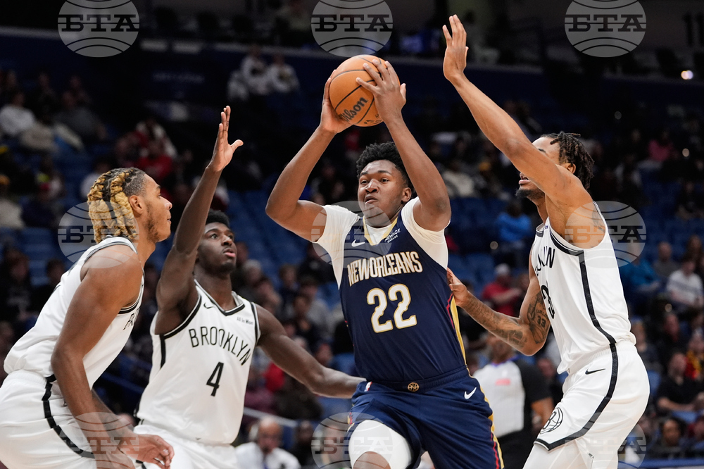 Nets Pelicans Basketball