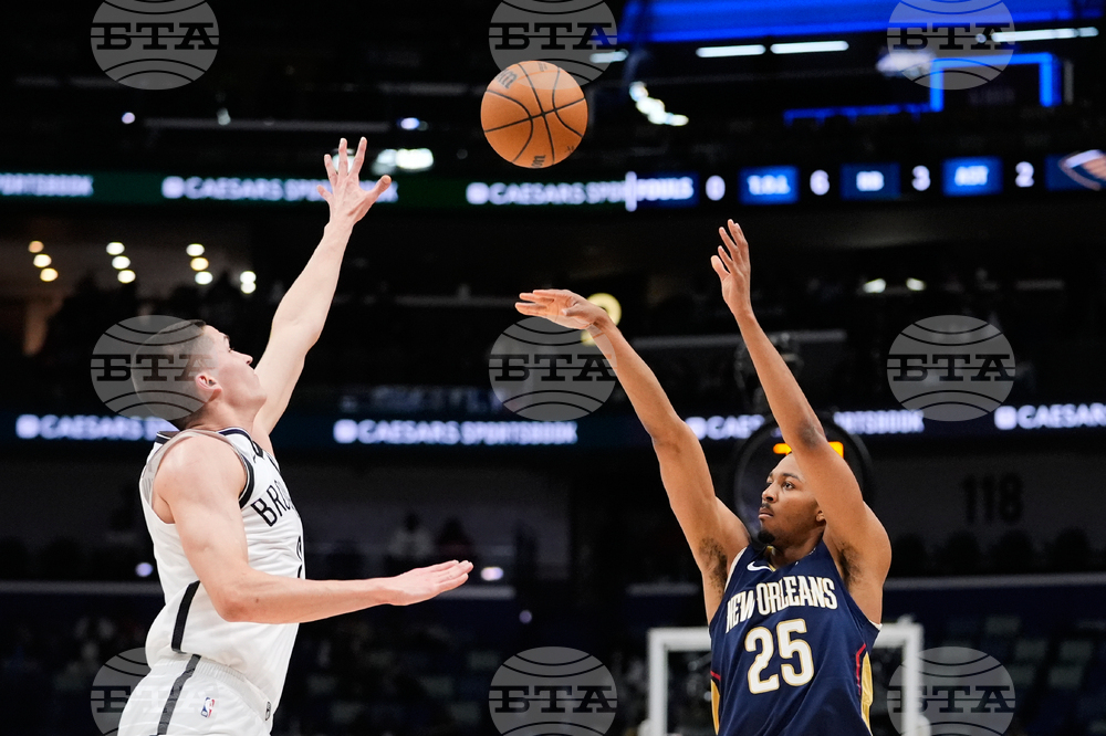 Nets Pelicans Basketball