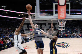 Nets Pelicans Basketball