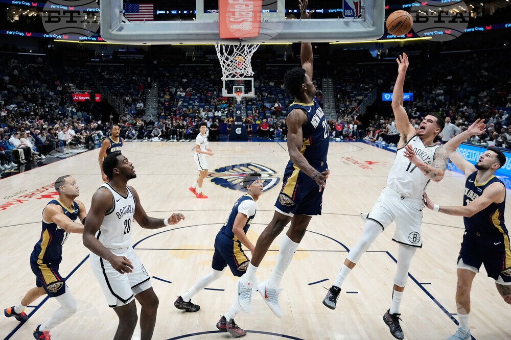 Nets Pelicans Basketball