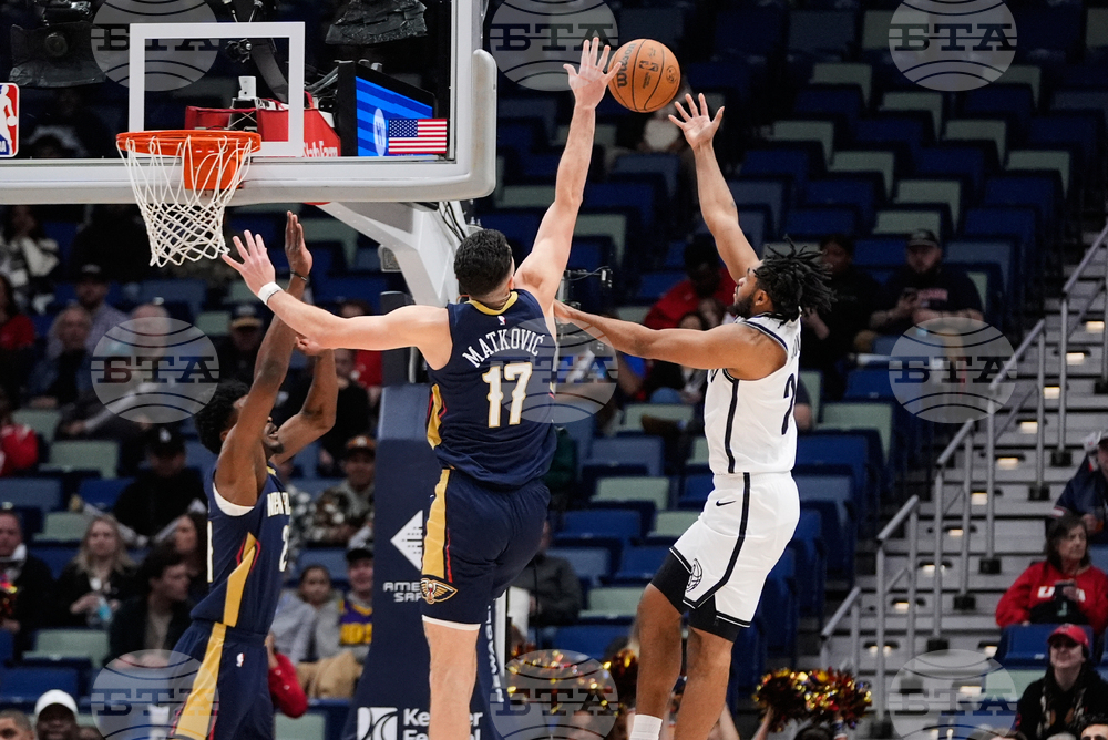 Nets Pelicans Basketball