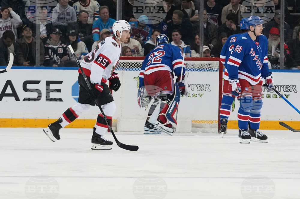 Senators Rangers Hockey