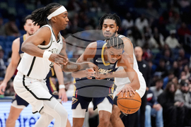 Nets Pelicans Basketball