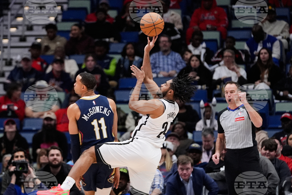 Nets Pelicans Basketball