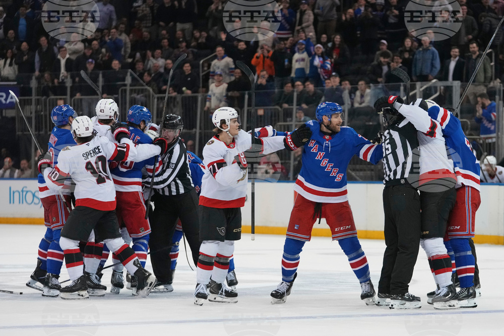 Senators Rangers Hockey