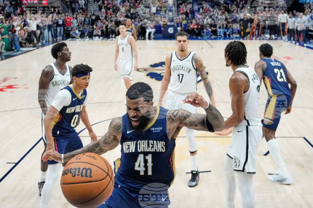 Nets Pelicans Basketball