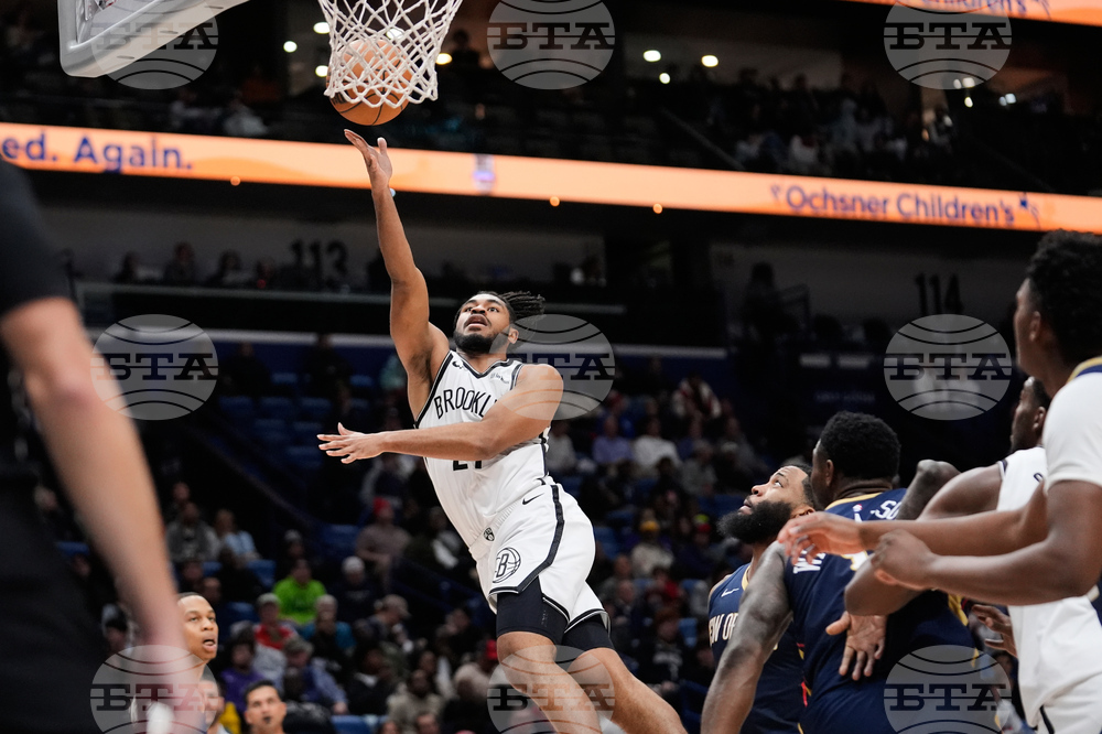 Nets Pelicans Basketball