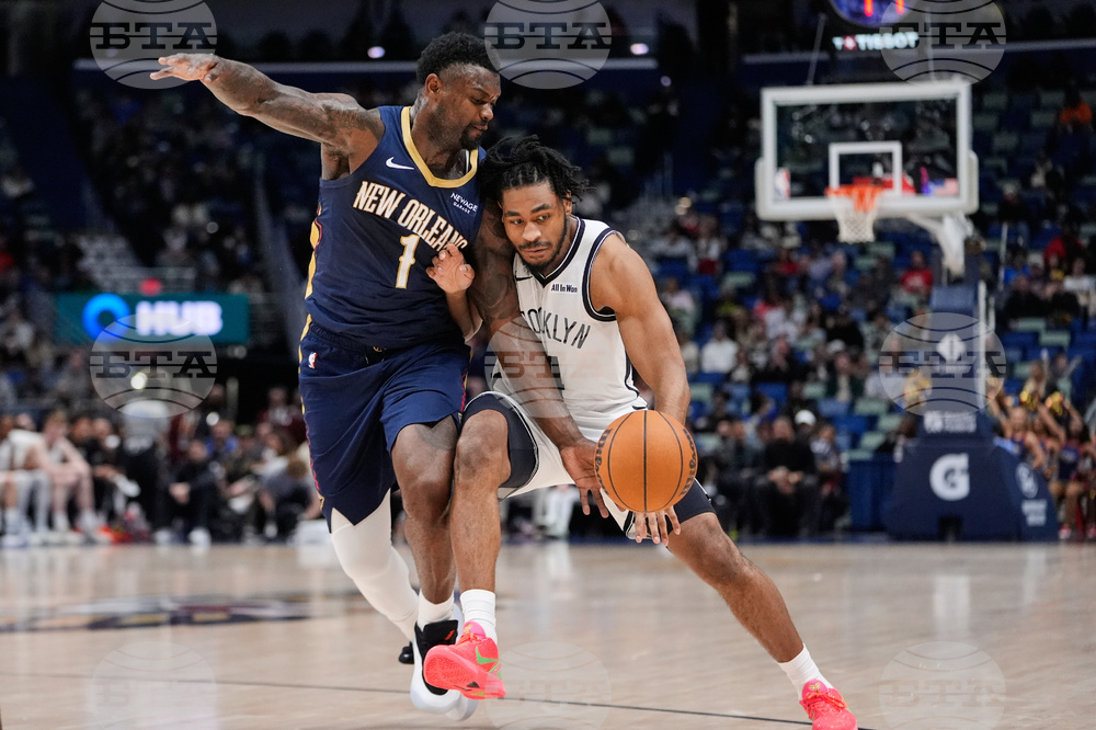 Nets Pelicans Basketball