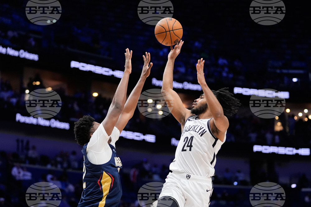 Nets Pelicans Basketball