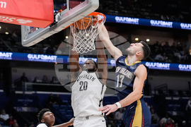 Nets Pelicans Basketball