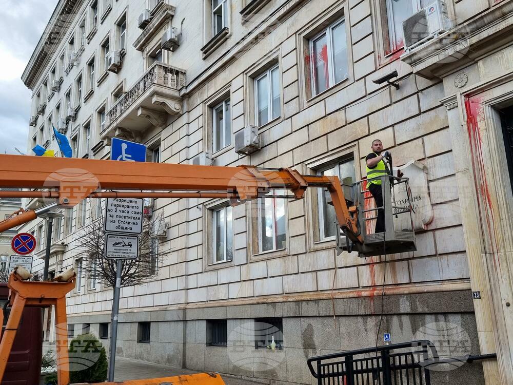 Столична община - протест - Паметник на съветската армия