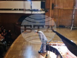 Концерт на монах Авел в зала „България“, София, 13 януари 2025 г., снимка – Даниел Димитров/БТА