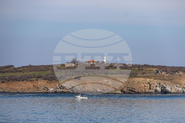 Созопол - острови св. Иван и св. Петър - изглед