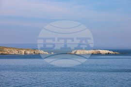 Созопол - острови св. Иван и св. Петър - изглед