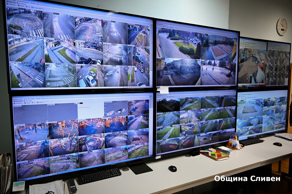 Сливен е първата община в страната с ултра модерен софтуер за видеонаблюдение 