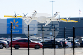 Wing and Walmart Drone Delivery Launch in Houston