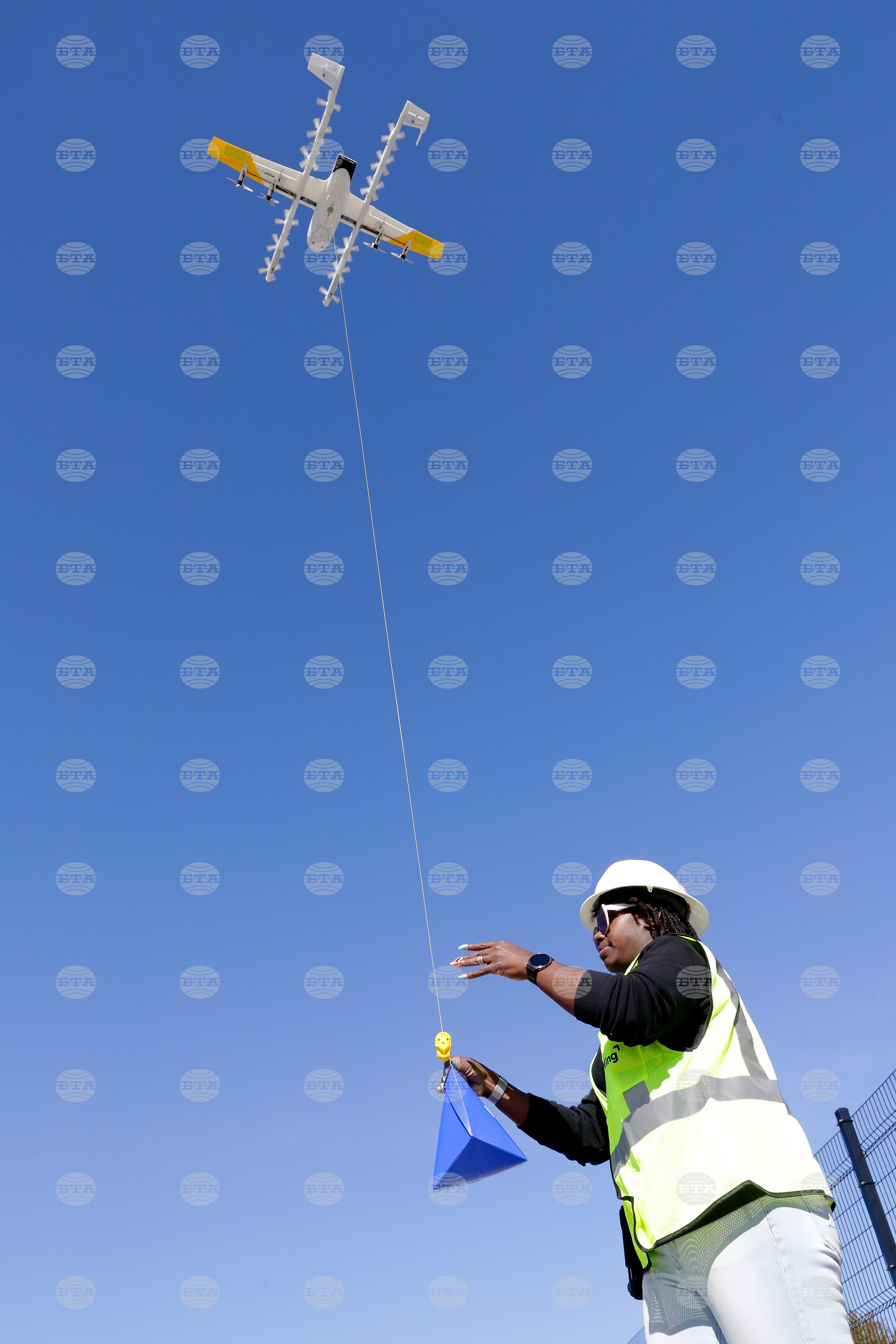 Wing and Walmart Drone Delivery Launch in Houston