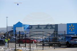 Wing and Walmart Drone Delivery Launch in Houston