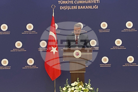 Турция - Истанбул - външен министър - пресконференция