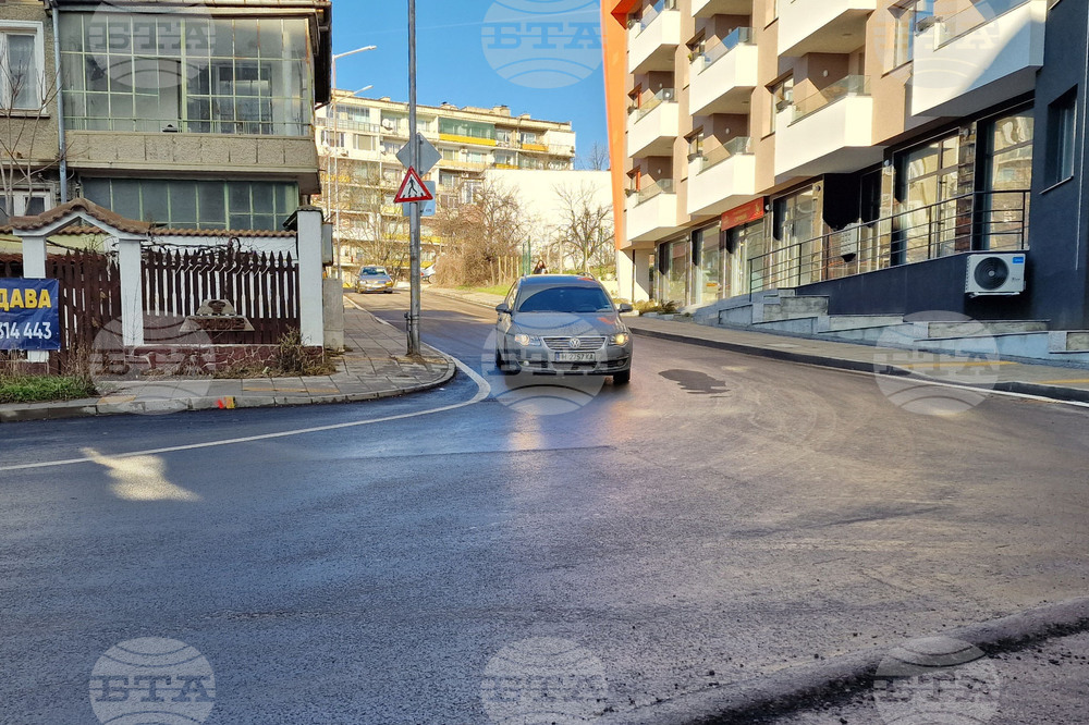 Шумен - улица - ремонтирани участъци - откриване