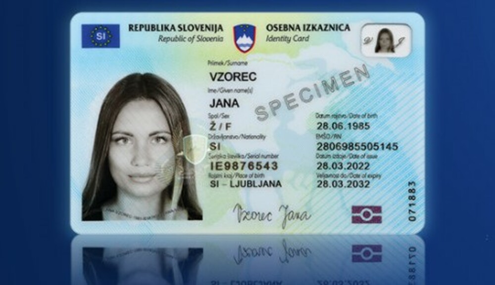 Словения получи международна награда за най-добра нова национална лична карта