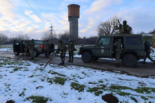 Маневрената рота на Четвърти механизиран батальон – Плевен получи оценка "Боеготов" за мисия в Косово