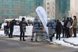 Румъния - Букурещ - синдикати в културата - протест