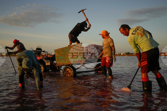 APTOPIX Venezuela Salt Flats
