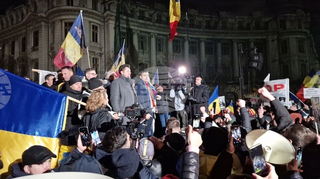 Румъния - „Консервативно действие" - протест