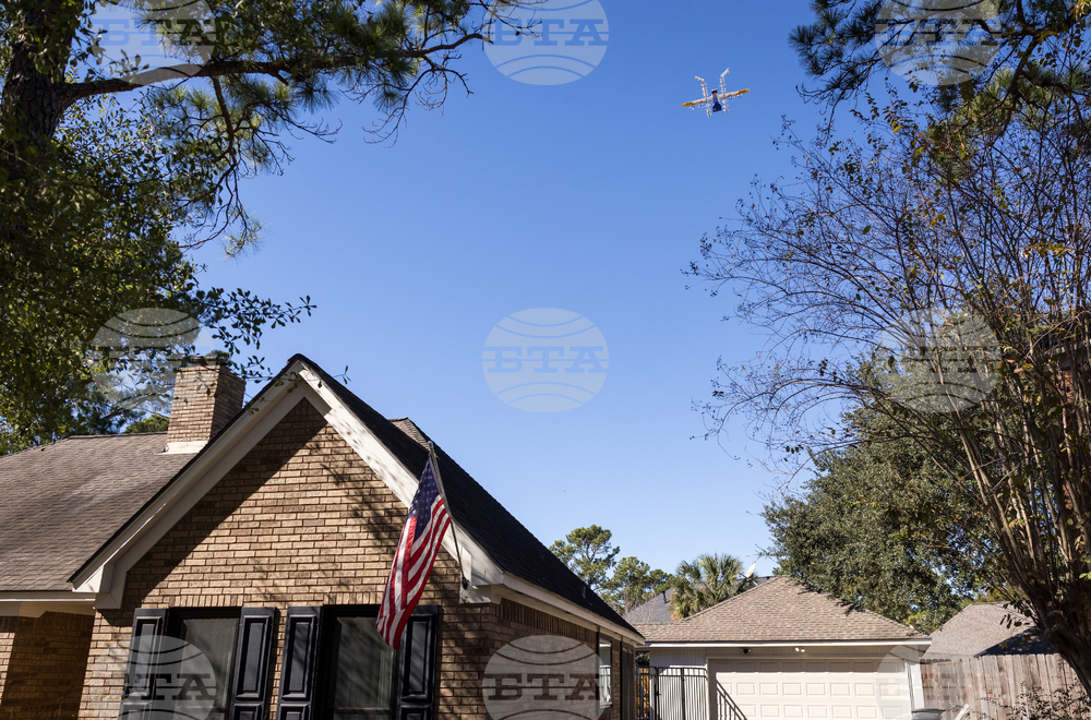Wing and Walmart Drone Delivery Launch in Houston