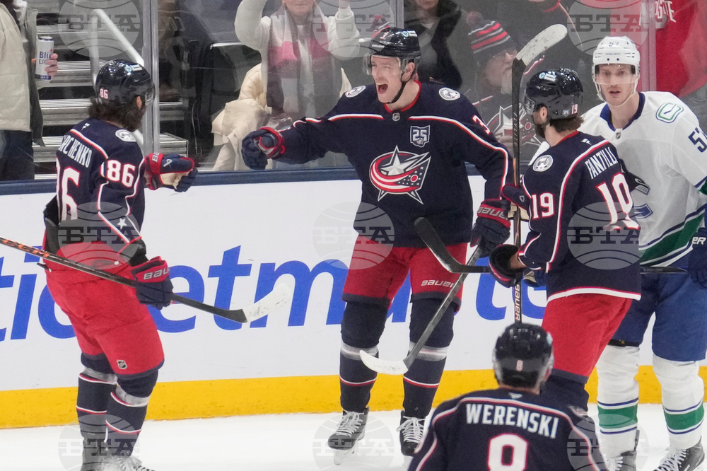 Canucks Blue Jackets Hockey