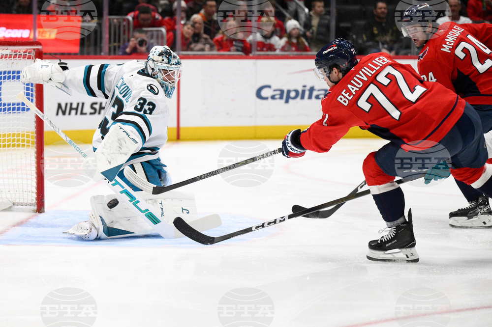 Sharks Capitals Hockey